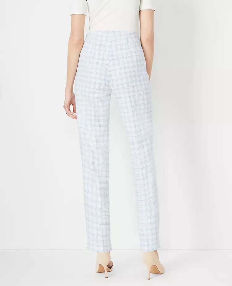 The Lana Petite Slim Plaid Pant: Sleek Ankle-Length Workwear 2 The Lana Petite Slim Plaid Pant: Sleek Ankle-Length Workwear - Image 2