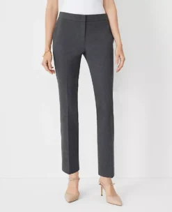 The Ankle Pant In Seasonless Stretch - Curvy Fit Modern Charcoal