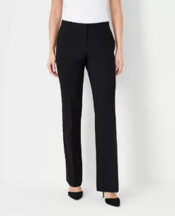 Curvy Fit Seasonless Stretch Flare Trousers - Core Black