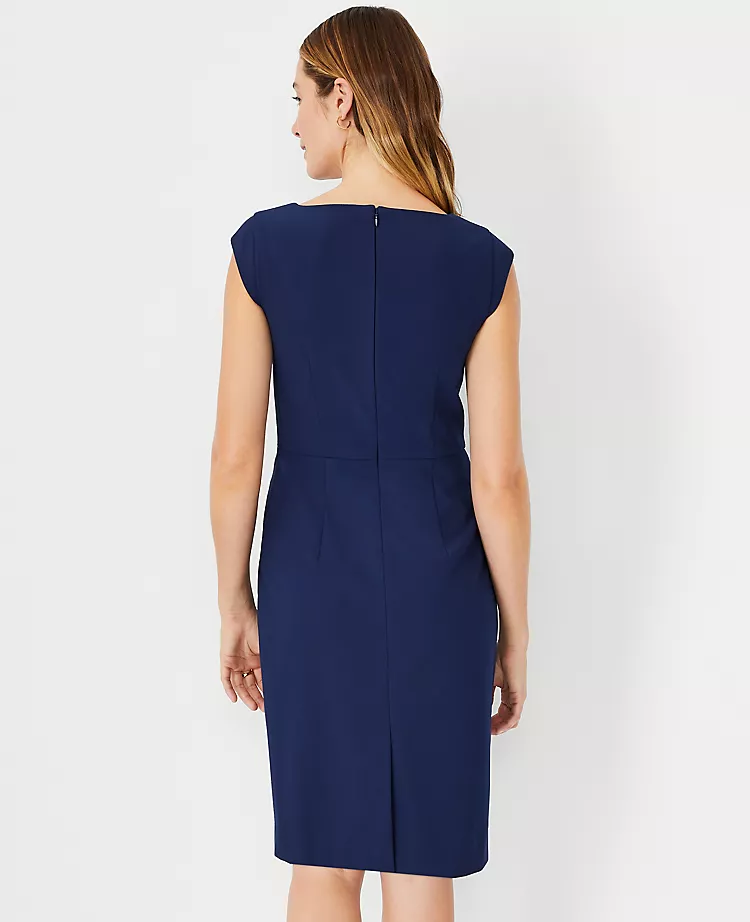 The Scoop Neck Dress In Bi-Stretch 2 The Scoop Neck Dress In Bi-Stretch - Image 2