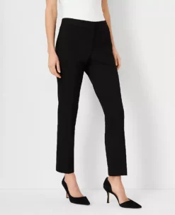 Petite Slim Ankle Pants in Seasonless Stretch - Tailored Work Trousers