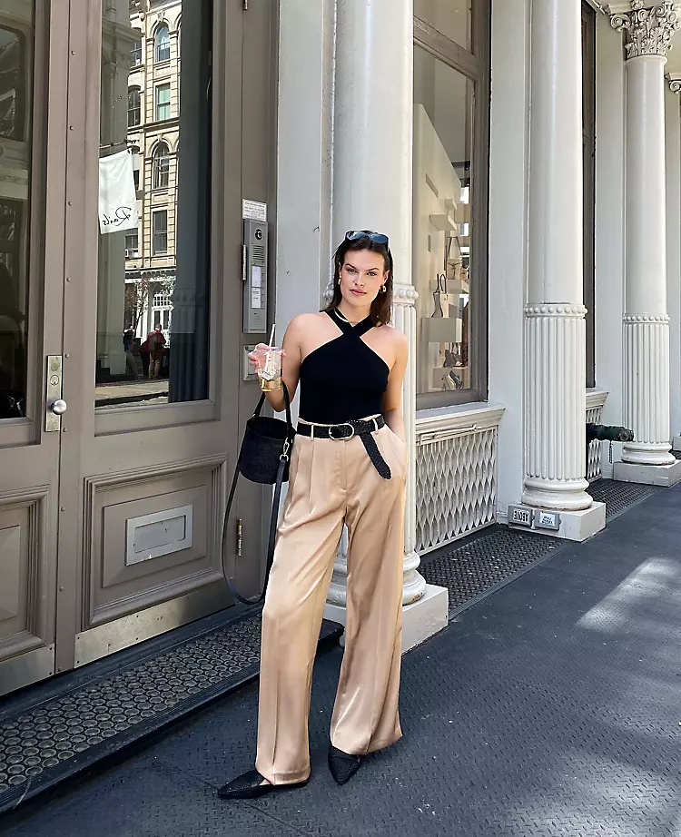 Hand-Woven Genuine Leather Belt - 1.25 Inch Braided Waistband 2 Hand-Woven Genuine Leather Belt - 1.25 Inch Braided Waistband - Image 2