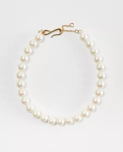 Oversized Pearl Statement Necklace - Lustrous Elegant Jewelry