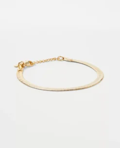Sleek Snake Chain Bracelet with Adjustable Extender