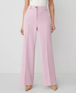 The Perfect Wide-Leg Pant - Curvy Fit Clean Lilac