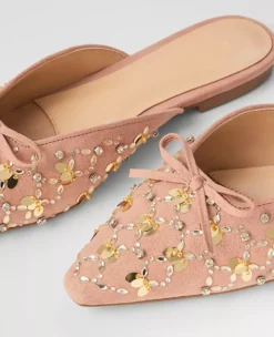 Natural Sparkle Pointed Toe Mule Slide Flat - Elegant Comfort Shoes 5 Natural Sparkle Pointed Toe Mule Slide Flat - Elegant Comfort Shoes -Ann Taylor Store 826212 7195 ALT1