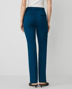 Petite Slim Trouser in Double Knit Sea Storm 5 Petite Slim Trouser in Double Knit Sea Storm -Ann Taylor Store 826295 6254 ALT2
