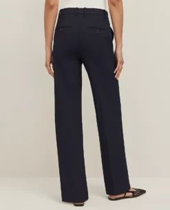 The Trouser In Seasonless Stretch Deep Navy Sky -Ann Taylor Store 826624 1934 ALT2