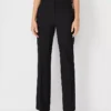 Petite High Rise Curvy Fit Trouser - Core Black Seasonless Stretch