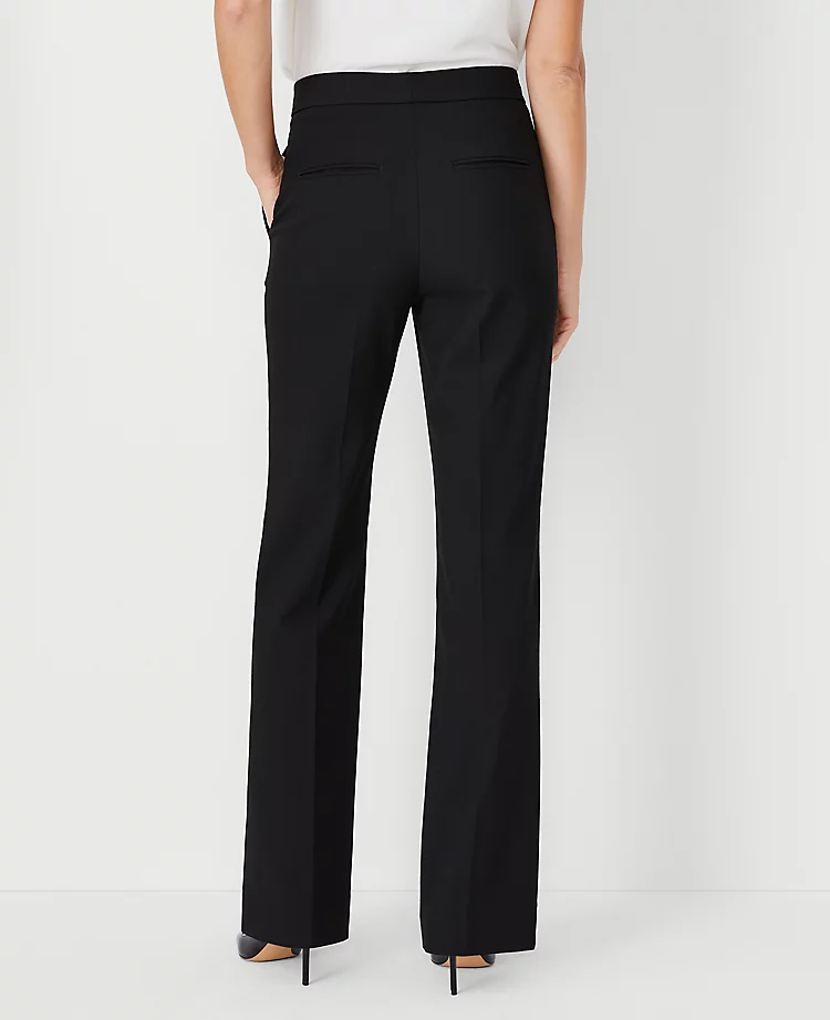 Petite High Rise Curvy Fit Trouser - Core Black Seasonless Stretch 2 Petite High Rise Curvy Fit Trouser - Core Black Seasonless Stretch - Image 2