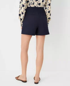 Petite Night Sky High Rise Sailor Shorts - Tailored Fit 5 Petite Night Sky High Rise Sailor Shorts - Tailored Fit -Ann Taylor Store 828531 1362 ALT2