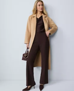 Ann Taylor The Trouser Pant in Fluid Crepe - Pure Chocolate 7 Ann Taylor The Trouser Pant in Fluid Crepe - Pure Chocolate -Ann Taylor Store 829101 7043 ALT3