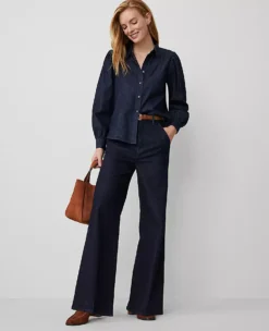 The Petite Sculpting Denim Trouser in Classic Rinse Wash