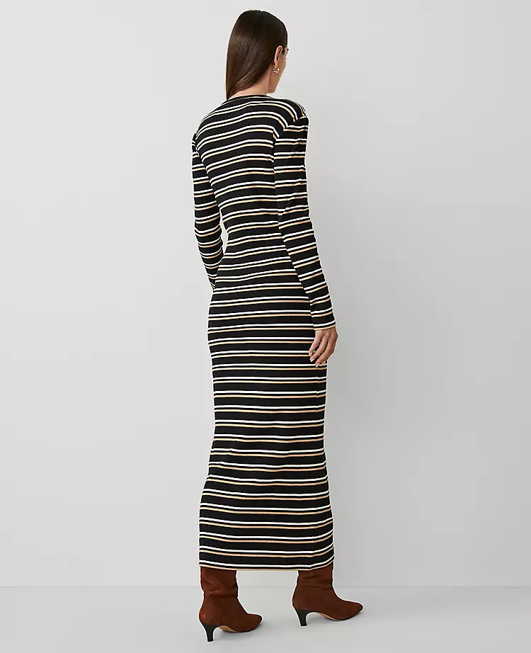 Ann Taylor Petite Weekend Collection Long Crew Neck Knit Dress 2 Ann Taylor Petite Weekend Collection Long Crew Neck Knit Dress - Image 2