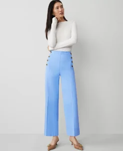 The Petite Sailor Grace Straight Leg Pant in Clear Skies