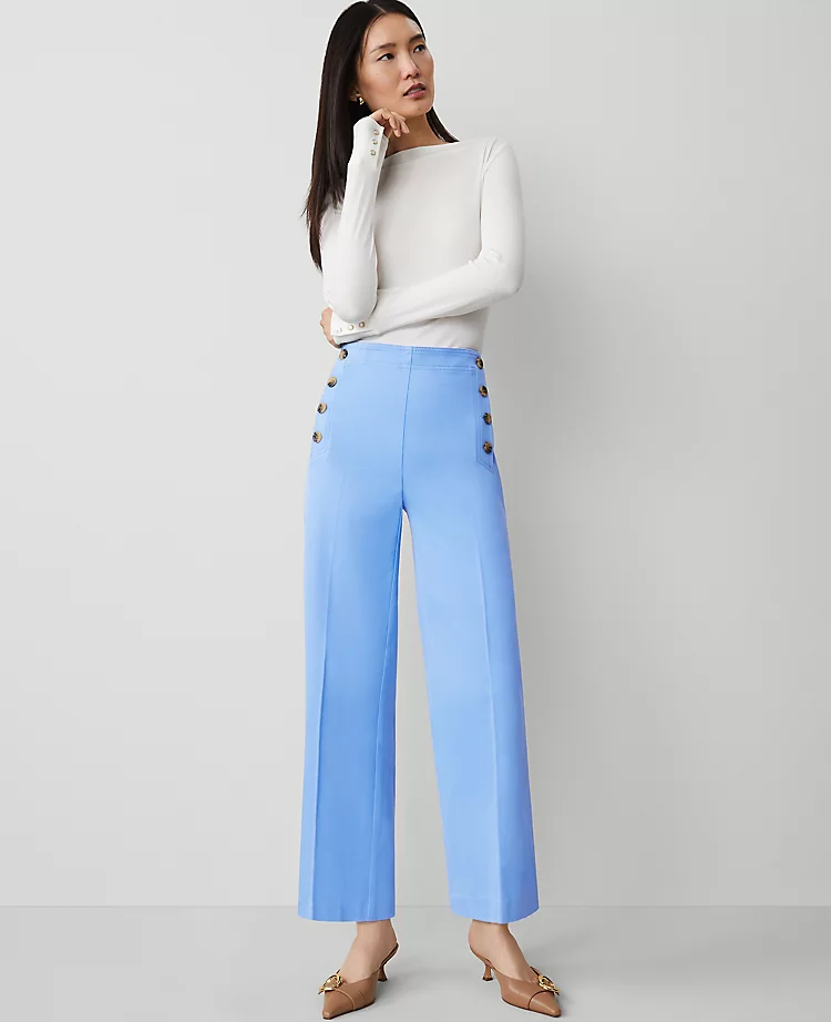 The Petite Sailor Grace Straight Leg Pant in Clear Skies 1 The Petite Sailor Grace Straight Leg Pant in Clear Skies