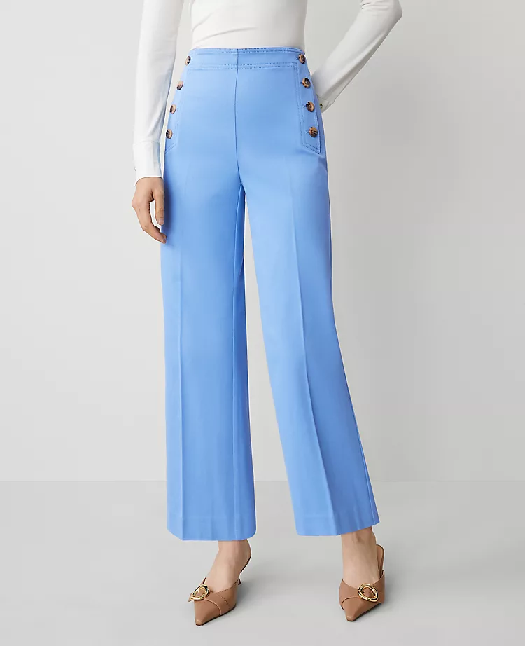 The Petite Sailor Grace Straight Leg Pant in Clear Skies 2 The Petite Sailor Grace Straight Leg Pant in Clear Skies - Image 2