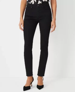 Petite Mid Rise Skinny Jeans - Sculpting Curvy Fit Performance Denim