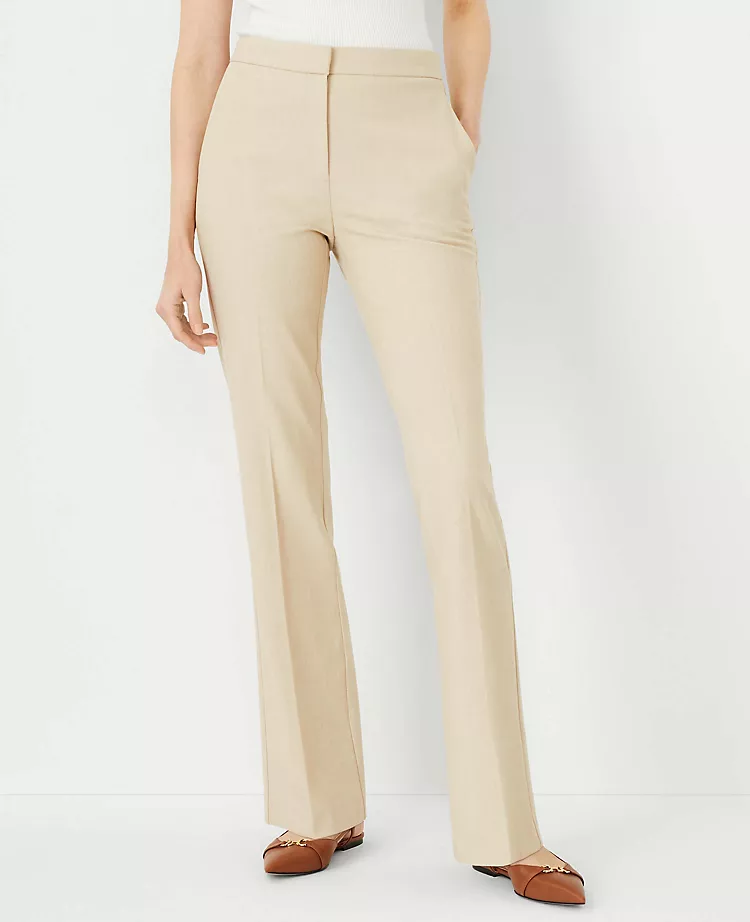 The High Rise Skinny Trouser In Bi-Stretch Toasted Oat 3 The High Rise Skinny Trouser In Bi-Stretch Toasted Oat - Image 3