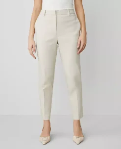 Petite High Rise Everyday Ankle Pant - Curvy Fit Stretch Cotton