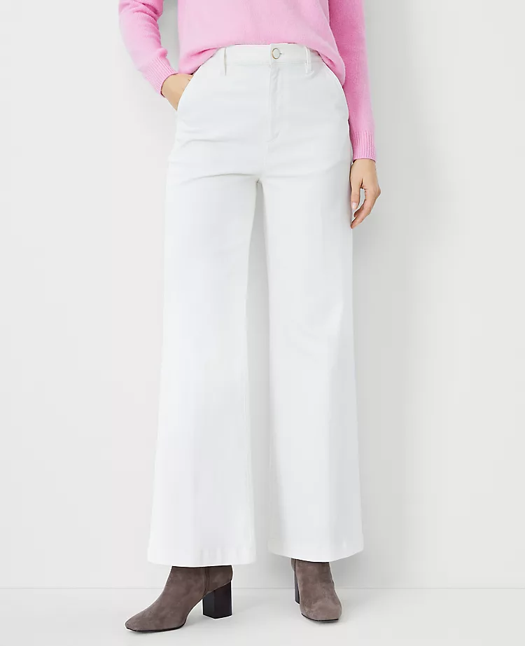 Ann Taylor Petite Weekend Collection Trouser Jean in Ivory 3 Ann Taylor Petite Weekend Collection Trouser Jean in Ivory - Image 3