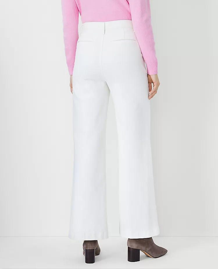 Ann Taylor Petite Weekend Collection Trouser Jean in Ivory 4 Ann Taylor Petite Weekend Collection Trouser Jean in Ivory - Image 4