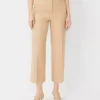 The Kate Petite Wide Leg Crop Pant in Baguette