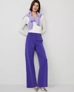 The Perfect Wide-Leg Pant Liberty Purple -Ann Taylor Store 836904 1483 ALT2