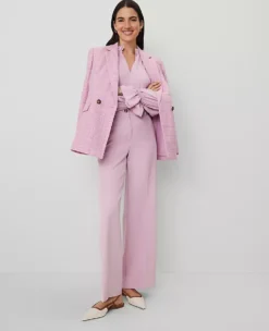 The Perfect Wide-Leg Pant Dusted Orchid