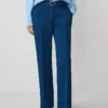 The Belted Boot Pant - Curvy Fit Sea Storm