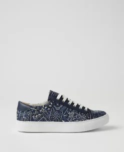 Ann Taylor Weekend Collection Bandana Sneakers - Night Sky