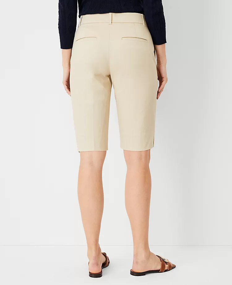 Petite Curvy Fit Boardwalk Shorts in Soft Khaki 2 Petite Curvy Fit Boardwalk Shorts in Soft Khaki - Image 2