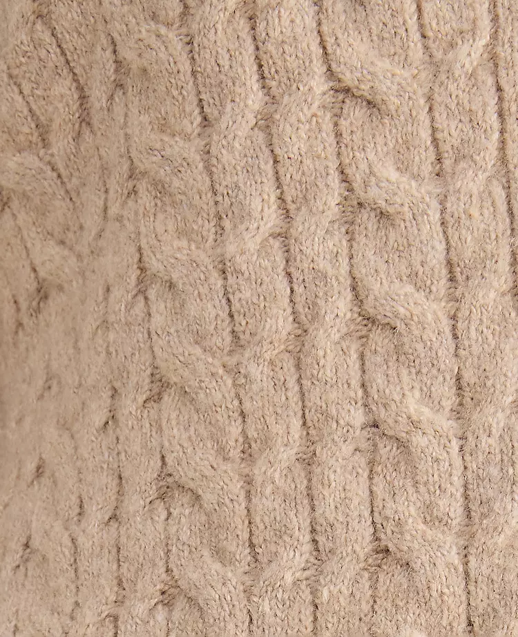 Haven Well Within Organic Cotton Blend Gradient Cable Cardigan Cashew Tan 3 Haven Well Within Organic Cotton Blend Gradient Cable Cardigan Cashew Tan - Image 3