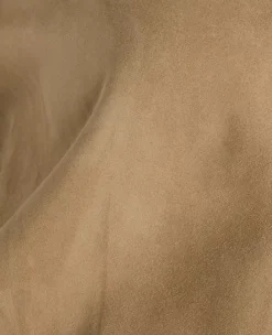 Haven Well Within Suede Pants in Nougat - Tapered Goat Suede -Ann Taylor Store 840669 019373 ALT2