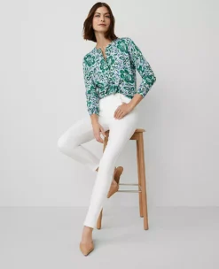 Petite White Skinny Jeans - High-Rise Sculpting Stretch Denim