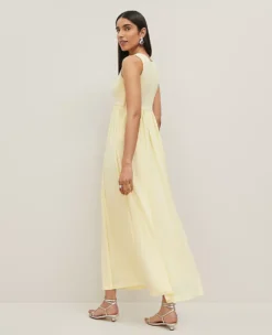 Petite Mixed Media Sweater Tank Dress - Yellow Buttercream 6 Petite Mixed Media Sweater Tank Dress - Yellow Buttercream -Ann Taylor Store 845969 019667 ALT1