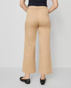 Ann Taylor Petite Weekend Collection Sateen Patch Pocket Pant - Cafe Au Lait 6 Ann Taylor Petite Weekend Collection Sateen Patch Pocket Pant - Cafe Au Lait -Ann Taylor Store 846567 5824 ALT2
