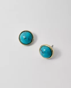 Vibrant Turquoise Ocean Stud Earrings for Effortless Glamour