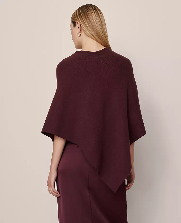 Wrap Poncho Poised Plum 2 Wrap Poncho Poised Plum - Image 2