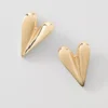 Elegant Goldtone Metal Heart Earrings for Every Occasion