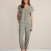 Haven Well Within Luxe Modal Cargo Pants in Vetiver
