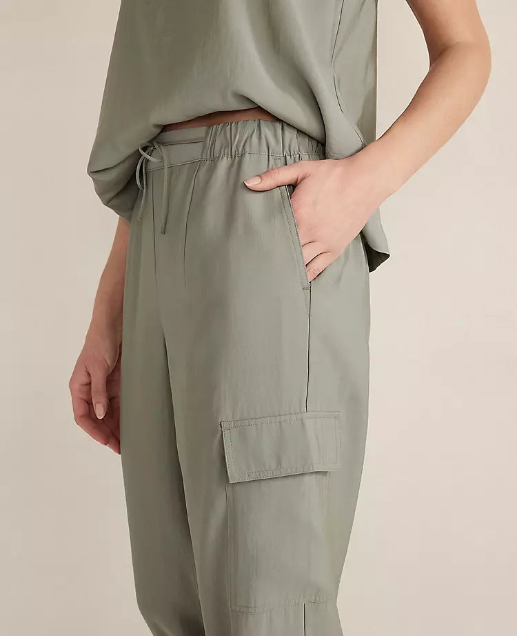 Haven Well Within Luxe Modal Cargo Pants in Vetiver 2 Haven Well Within Luxe Modal Cargo Pants in Vetiver - Image 2