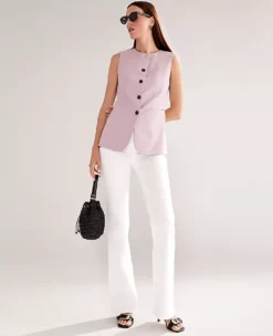 Women's Petite High-Rise White Pull-On Flare Jeans with Sculpting Stretch 9 Women's Petite High-Rise White Pull-On Flare Jeans with Sculpting Stretch -Ann Taylor Store 850323 9000 MKTG2