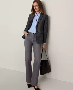 Herringbone Tailored Blazer - The Greenwich Grey & White Jacket 11 Herringbone Tailored Blazer - The Greenwich Grey & White Jacket -Ann Taylor Store 850803 019341 ALT5