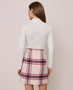 Ann Taylor Weekend Petite Plaid Bouclé Tweed Mini Skirt - Seedpearl 6 Ann Taylor Weekend Petite Plaid Bouclé Tweed Mini Skirt - Seedpearl -Ann Taylor Store 851618 525634 ALT1