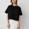 Ann Taylor Petite Weekend Collection Sweatshirt Top - Black
