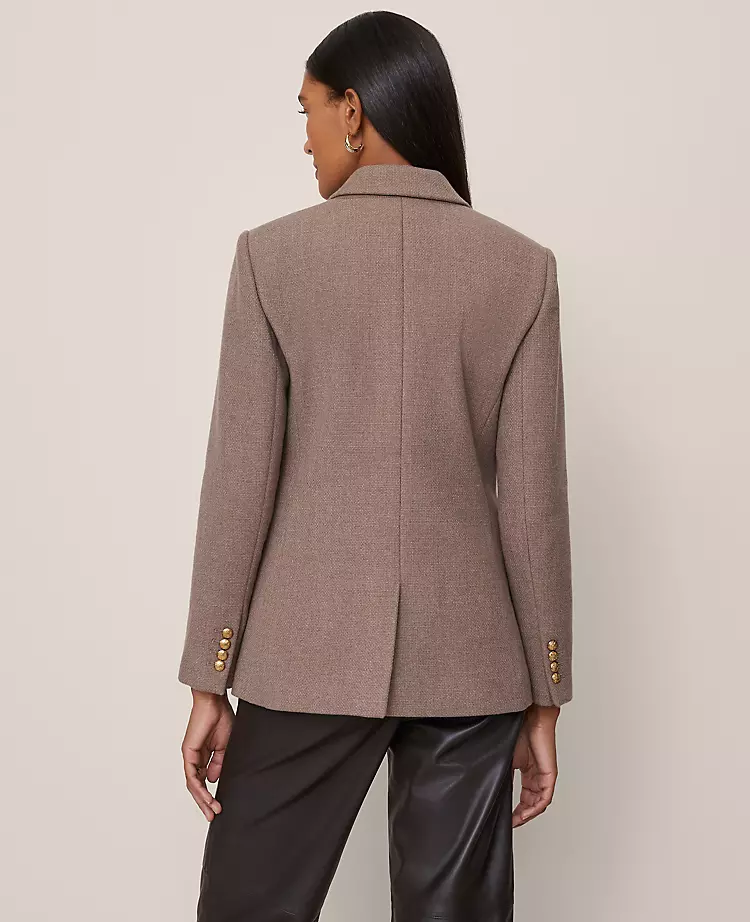 Petite Greenwich Tailored Blazer - Cardamom Heather 2 Petite Greenwich Tailored Blazer - Cardamom Heather - Image 2