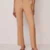 Curvy Fit Straight Leg Dress Pants in Sesame Beige