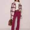 Ann Taylor Petite Weekend Collection Boot Corduroy Pants - Strawberry Shortcake