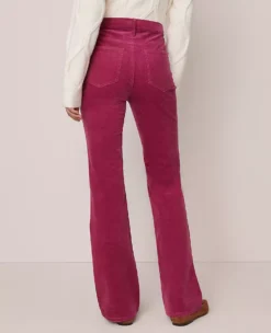 Ann Taylor Petite Weekend Collection Boot Corduroy Pants - Strawberry Shortcake -Ann Taylor Store 853651 019818 ALT2